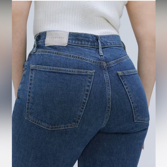 Everlane- The Original Cheeky Jean, Dark Denim, Size 35 - Picture 5 of 12